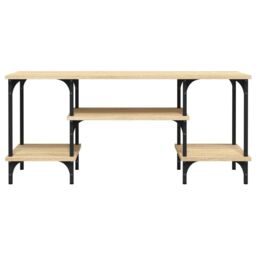 Berkfield Home TV Cabinet Sonoma Oak 102x35x45.5 cm Engineered Wood in Brown - thumbnail 5