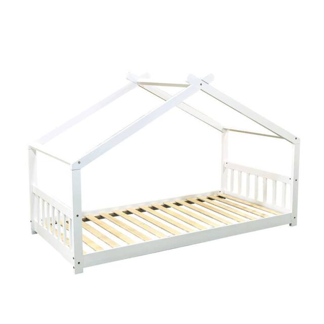 Kidsaw Jinsen Standard Single Cottage Bed White - image 1