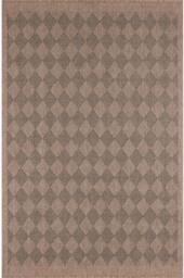 THE RUGS Jute Looking Diamond Design Outdoor Rugs Garden Patio Nature 5300 in Dark Grey - Size: 240 cm x 340 cm - thumbnail 2