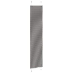 Berkfield Home Pleated Blind Anthracite 50x200 cm Fabric Width 49.4 cm Polyester in Black - thumbnail 3