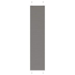 Berkfield Home Pleated Blind Anthracite 50x200 cm Fabric Width 49.4 cm Polyester in Black - thumbnail 1