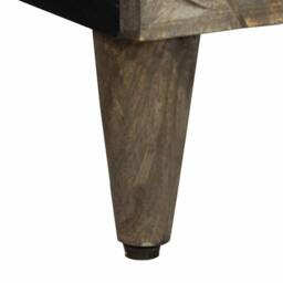 Berkfield Home Bedside Cabinet Light Grey 50x33x60 cm Solid Wood Mango - Size: 50 x 33 x 60 cm - thumbnail 8