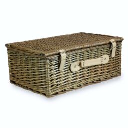 Red Hamper EH037 Wicker 45cm Antique Wash Picnic Basket in Brown - thumbnail 3