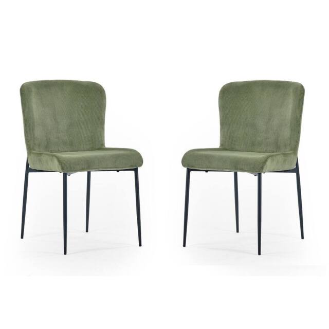 Cheshire Thornbury Elegant Green Dining Chairs - Set of 2 - image 1