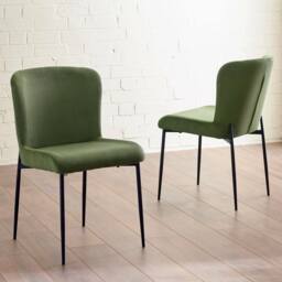 Cheshire Thornbury Elegant Green Dining Chairs - Set of 2 - thumbnail 4