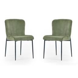 Cheshire Thornbury Elegant Green Dining Chairs - Set of 2 - thumbnail 1