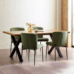 Cheshire Thornbury Elegant Green Dining Chairs - Set of 2 - thumbnail 6