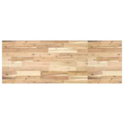 Berkfield Home Table Top Rectangular 160x50x2 cm Solid Wood Acacia in Brown - Size: 160 x 50 x 2 cm - thumbnail 3