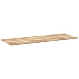 Berkfield Home Table Top Rectangular 160x50x2 cm Solid Wood Acacia in Brown - Size: 160 x 50 x 2 cm - thumbnail 6