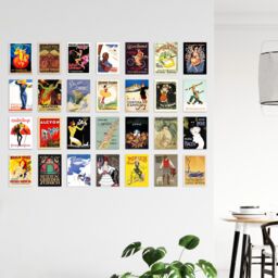 "Artery8 Wall Art Print 50 Pcs Art Deco Vintage Advert Posters Aesthetic Collage Kit s A6 Set Pack 15x10 cm (6x4"") Room Decor Old Retro 1920's" - thumbnail 4