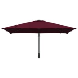 Berkfield Home Garden Parasol Bordeaux red 248, 5 x 247, 5 x 119 cm Fabric - thumbnail 4