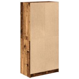 Berkfield Home Highboard with Doors Old Wood 68x37x142 cm Engineered Wood in Brown - Size: 68 x 37 x 142 cm - thumbnail 6