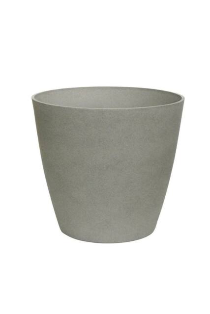 KDMD Cement Grey Aged Effect Plastic Planter 43cm - image 1