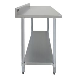 Monstershop 5ft Catering Bench With Double Over-Shelf in Silver - thumbnail 6