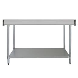 Monstershop 5ft Catering Bench With Double Over-Shelf in Silver - thumbnail 4