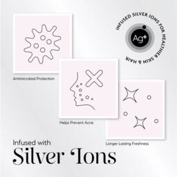 Silver Cloud Women's Silver Ion Infused Satin Pillowcase Pink - 4 Pack in Baby Pink - thumbnail 5