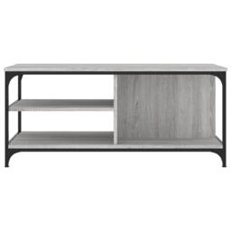Berkfield Home Coffee Table Grey Sonoma 100x50x45 cm Engineered Wood - Size: 100 x 50 x 45 cm - thumbnail 4
