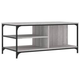 Berkfield Home Coffee Table Grey Sonoma 100x50x45 cm Engineered Wood - Size: 100 x 50 x 45 cm - thumbnail 1
