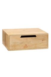 MH London Evo Solid Wood Nightstand Bedside Table for Bedroom in Natural - thumbnail 2