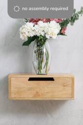 MH London Evo Solid Wood Nightstand Bedside Table for Bedroom in Natural - thumbnail 3
