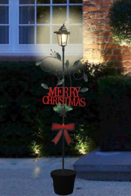 Groundlevel Indoor / Outdoor 114cm Tall Christmas lantern light - Merry Christmas - image 1