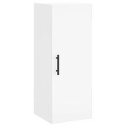 Berkfield Home Highboard White 34.5x34x180 cm Engineered Wood - thumbnail 5