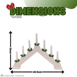 Marco Paul Christmas Candle Bridge Traditional LED Flameless Candles in White - thumbnail 6