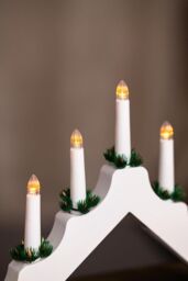 Marco Paul Christmas Candle Bridge Traditional LED Flameless Candles in White - thumbnail 5