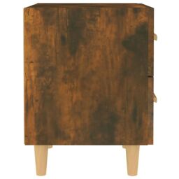 Berkfield Home Bed Cabinets 2 pcs Smoked Oak 40x35x47.5 cm in Brown - thumbnail 4