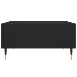 Berkfield Home Decorative Coffee Table Black 60x60x30 cm Engineered Wood - Size: 60 x 60 x 30 cm - thumbnail 5
