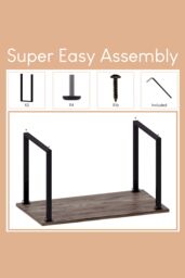 Home Discount Vida Designs 4 Seater Dining Table With U Shape Legs MDF Dining Kitchen Furniture in Walnut - thumbnail 6