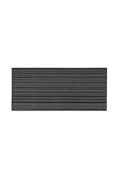 JVL Arona Machine Washable Latex Backed Runner Doormat 57x150cm, Black - Size: 50 cm x 150 cm - thumbnail 1