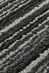 JVL Arona Machine Washable Latex Backed Runner Doormat 57x150cm, Black - Size: 50 cm x 150 cm - thumbnail 3