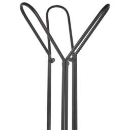 Wyld and Coco Black Iron Coat Rack - Minimalist Hall Stand W48 x D48 x H162cm - thumbnail 3