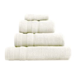 Allure Bath Fashions Luxury Zero Twist Egyptian Cotton Towels in Cream