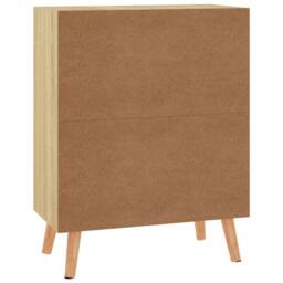 Berkfield Home Sideboard Sonoma Oak 60x30x72 cm Engineered Wood in Brown - Size: 60 x 30 x 72 cm - thumbnail 6