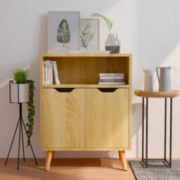 Berkfield Home Sideboard Sonoma Oak 60x30x72 cm Engineered Wood in Brown - Size: 60 x 30 x 72 cm
