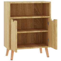 Berkfield Home Sideboard Sonoma Oak 60x30x72 cm Engineered Wood in Brown - Size: 60 x 30 x 72 cm - thumbnail 5