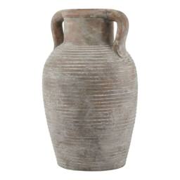 Wyld Haus Siena Amphora Stoneware Vase Tall Soft Brown with Handles - thumbnail 2