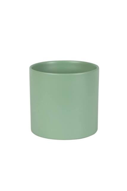 KDMD Hortus Sofia Matt Sage Ceramic Pot 16cm in Light Green - image 1
