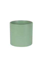 KDMD Hortus Sofia Matt Sage Ceramic Pot 16cm in Light Green - thumbnail 2