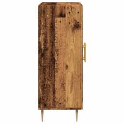 Berkfield Home Sideboard Old Wood 69.5x34x90 cm Engineered Wood in Brown - thumbnail 5