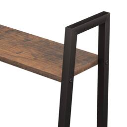 Berkfield Home 5-Tier Standing Shelf Dark Brown & Black 56x35x174 cm - Size: 56 x 35 x 174 cm - thumbnail 7