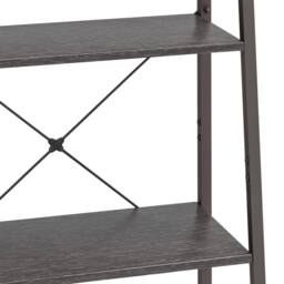 Berkfield Home Practical 4-Tier Standing Shelf Black 56x35x140 cm - Size: 56 x 35 x 140 cm - thumbnail 6
