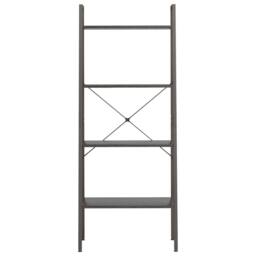 Berkfield Home Practical 4-Tier Standing Shelf Black 56x35x140 cm - Size: 56 x 35 x 140 cm - thumbnail 1