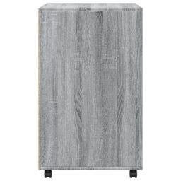 Berkfield Home Rolling Cabinet Grey Sonoma 60x48x81 cm Engineered Wood - Size: 60 x 48 x 81 cm - thumbnail 5
