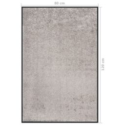 Berkfield Home Doormat Grey 80x120 cm - thumbnail 6