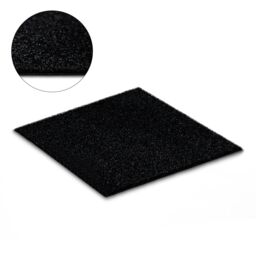 RugsX Artificial Grass Spring Rug in Black - Size: 200 cm x 250 cm