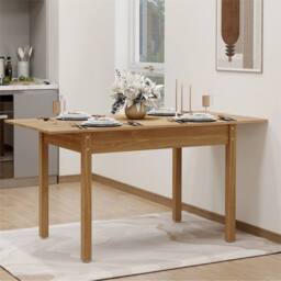 Havendro Extendable Dining Table Modern Large Kitchen Table in Natural - thumbnail 3