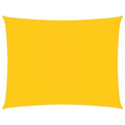 Berkfield Home Sunshade Sail Oxford Fabric Rectangular 5x6 m Yellow - thumbnail 3